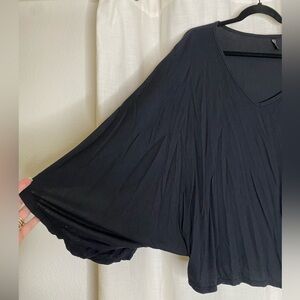 Victoria's Secret Black Flowing Blouse